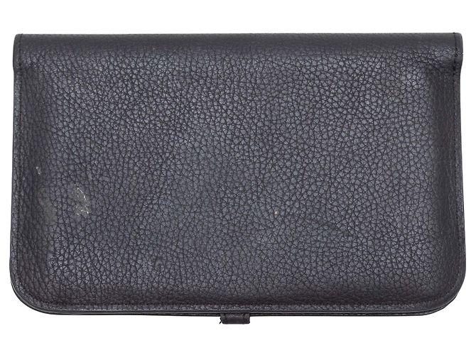 Hermès Cartera Compacta Hermes Dogon Negra Negro - vista 3