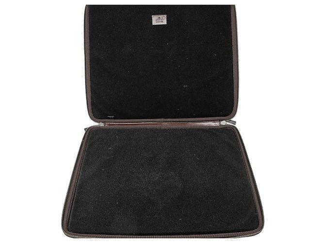 Custodia per laptop e pochette Gucci GG Supreme marrone - vista 4