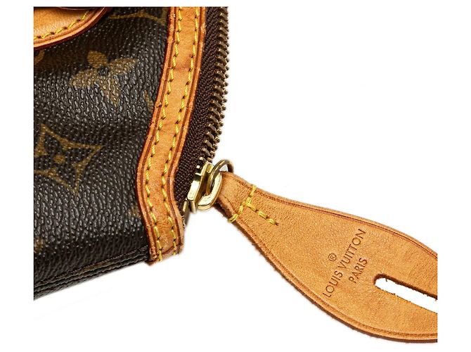 Bolsa de mão Louis Vuitton Monogram Lockit PM Castanha Marrom - vista 7