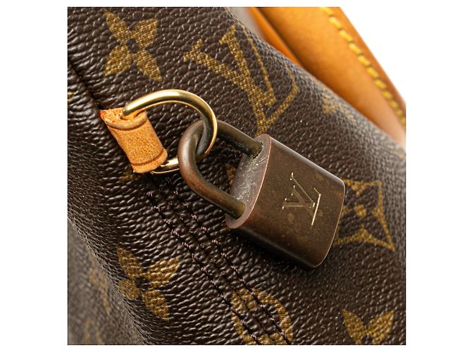 Bolsa de mão Louis Vuitton Monogram Lockit PM Castanha Marrom - vista 8