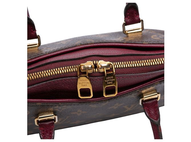Borsa Satchel Louis Vuitton Monogram Pallas BB Marrone - vista 7