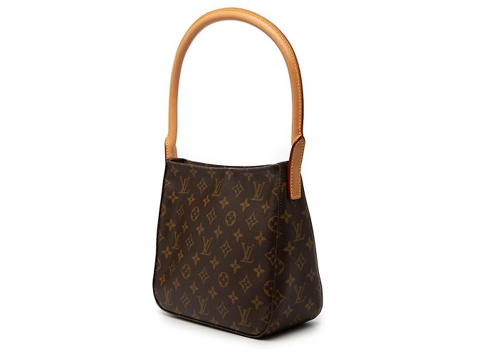 Bolso de hombro Louis Vuitton Monogram Looping MM Marrón Castaño - vista 2