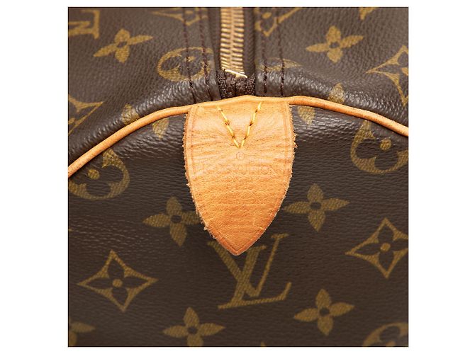 Borsa da viaggio Louis Vuitton Monogram Keepall 50 Marrone - vista 5