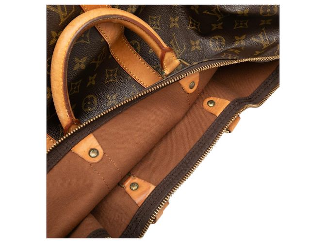 Borsa da viaggio Louis Vuitton Monogram Keepall 50 Marrone - vista 6