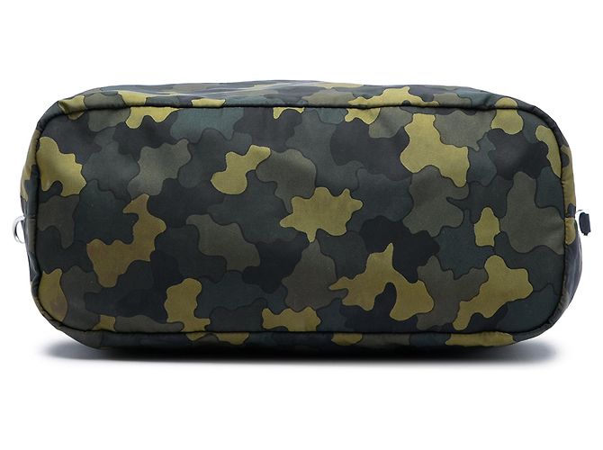 Borsa Satchel Prada Tessuto Stampato Verde - vista 3