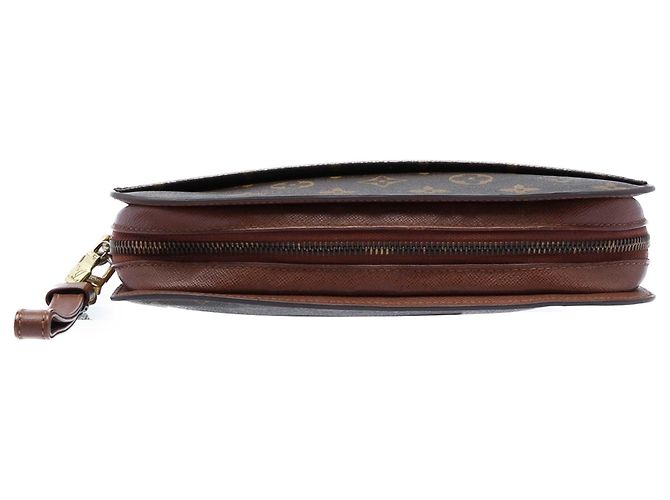 Borsa a pochette Louis Vuitton Monogram Orsay Marrone - vista 3
