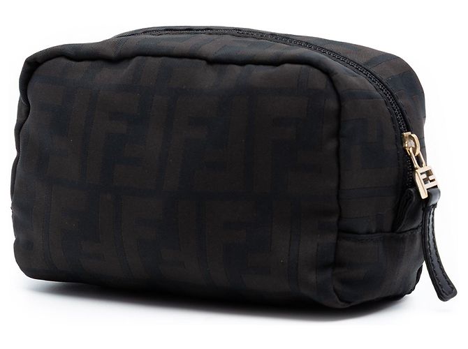 Pouch Fendi Zucca Canvas Marrone - vista 2