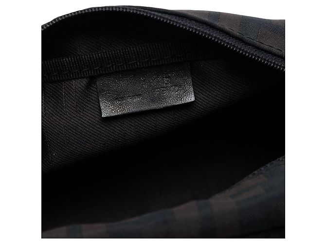 Pouch Fendi Zucca Canvas Marrone - vista 5
