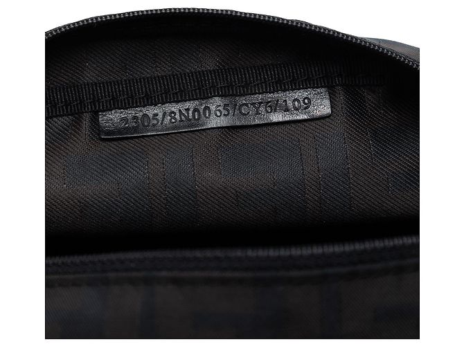 Pouch Fendi Zucca Canvas Marrone - vista 6
