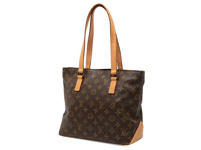 Borsa Tote Cabas Piano Louis Vuitton Monogram Marrone - vista 2