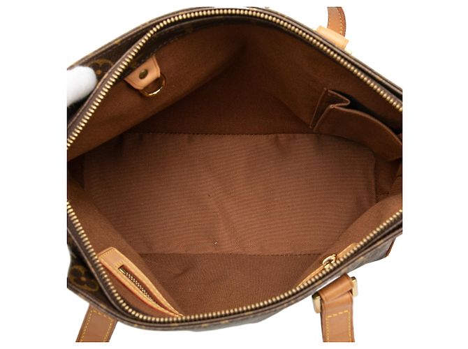 Borsa Tote Cabas Piano Louis Vuitton Monogram Marrone - vista 4
