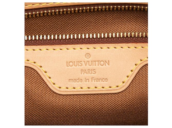 Borsa Tote Cabas Piano Louis Vuitton Monogram Marrone - vista 5