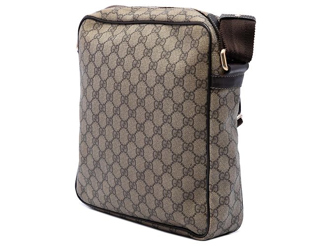 Borsa a Tracolla Gucci GG Supreme Beige - vista 2