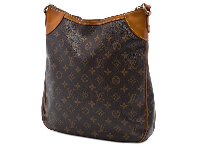 Borsa a tracolla Louis Vuitton Monogram Odeon MM Marrone - vista 2