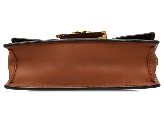 Borsa a tracolla Louis Vuitton Monogram Reverse Dauphine Wallet on Chain Marrone - vista 3