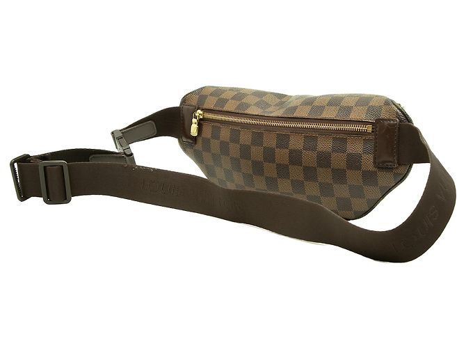 Borsello da cintura Louis Vuitton Damier Ebene Melville Marrone - vista 2