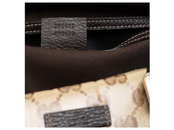 Bolso Boston Gucci Medium GG Crystal Joy Beige - vista 6