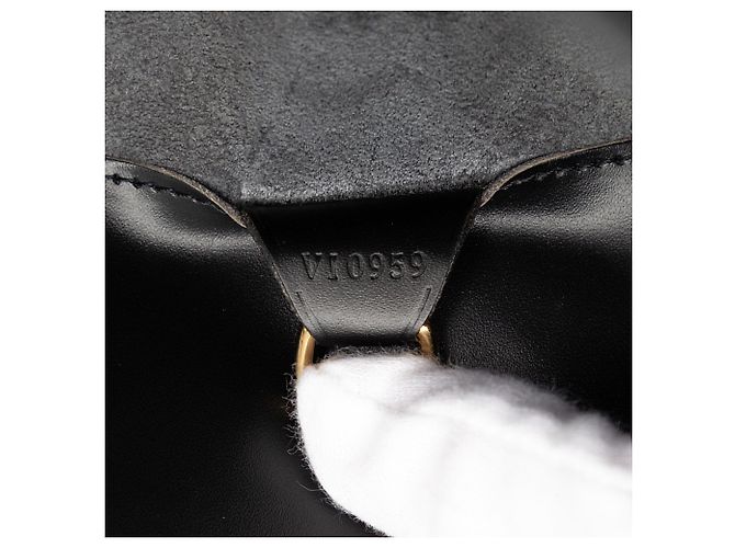 Borsa Tote Louis Vuitton Epi Noctambule Nera Nero - vista 6