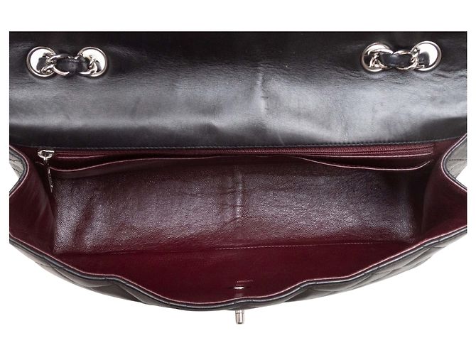 Borsa Chanel Jumbo Classic Single Flap nera Nero - vista 5