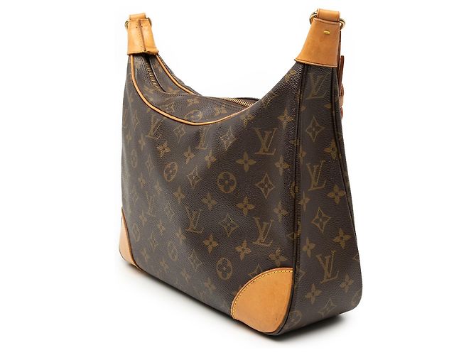 Borsa a tracolla Louis Vuitton Monogram Boulogne 30 Marrone - vista 2