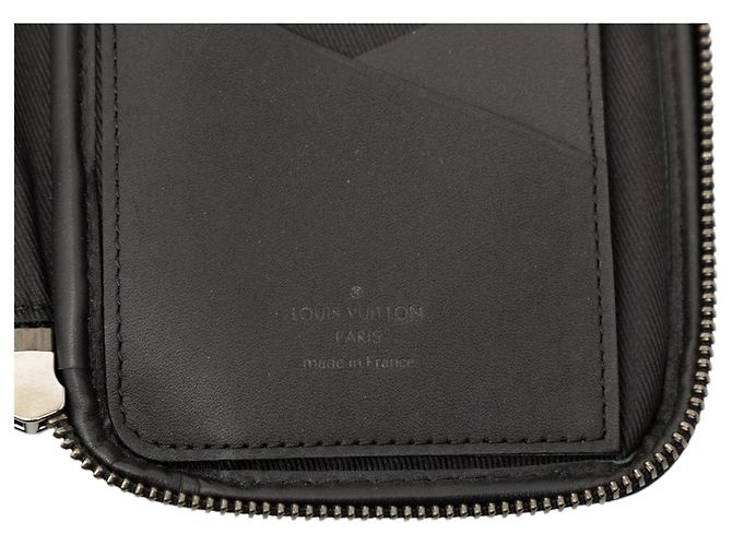 Borsa a tracolla doppia custodia per telefono Louis Vuitton Monogram Eclipse Reverse nera Nero - vista 5