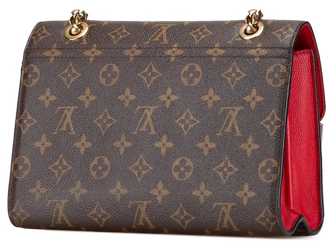 Borsa a tracolla Louis Vuitton Monogram Victoire Marrone - vista 2