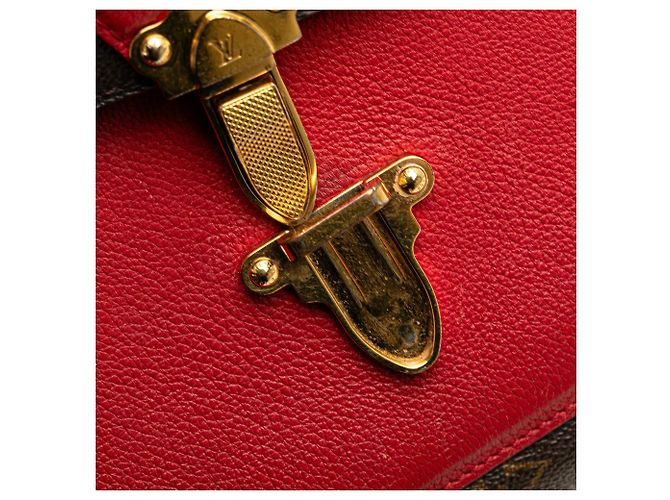 Borsa a tracolla Louis Vuitton Monogram Victoire Marrone - vista 8