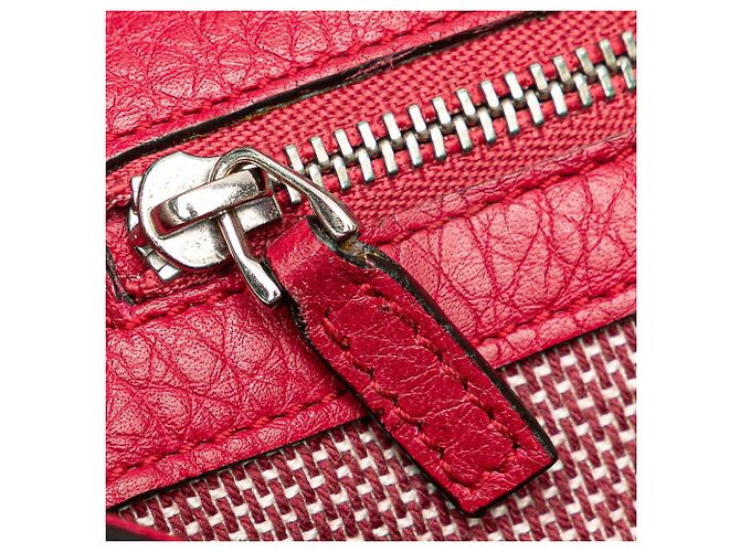 Bamboo Borsa Satchel Daily Gucci Medium in pelle rosa con bambù - vista 7