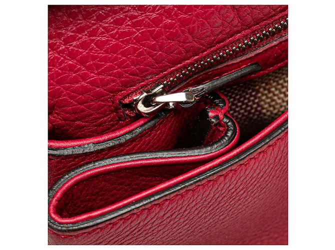Bamboo Borsa Satchel Daily Gucci Medium in pelle rosa con bambù - vista 9