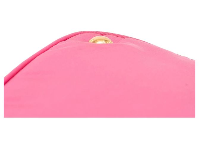 Tote Bag Prada Tessuto Canapa Logo Rosa - vista 8