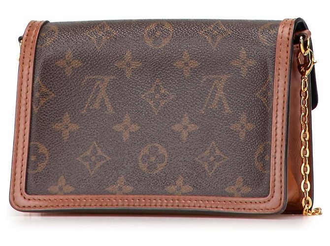 Borsa a tracolla Louis Vuitton Monogram Reverse Dauphine marrone - vista 2