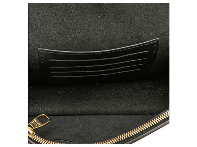 Borsa a tracolla Louis Vuitton Monogram Reverse Dauphine marrone - vista 4