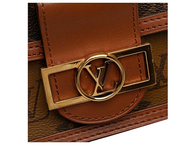 Borsa a tracolla Louis Vuitton Monogram Reverse Dauphine marrone - vista 6