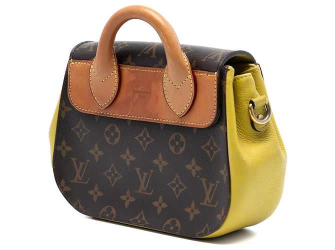 Borsa Satchel Louis Vuitton Monogram Eden PM Marrone - vista 2