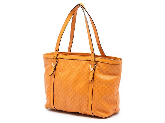 Borsa Tote Gucci Microguccissima Nice Arancione - vista 2