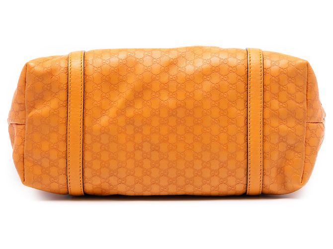 Borsa Tote Gucci Microguccissima Nice Arancione - vista 3