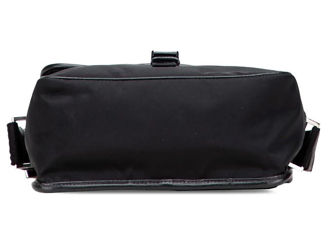 Bolsa Messenger Prada Tessuto com fivela preta Preto - vista 3
