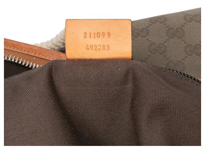 Borsa Tote Gucci GG Canvas Rope marrone - vista 6