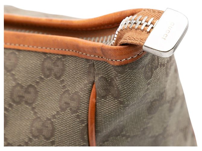 Borsa Tote Gucci GG Canvas Rope marrone - vista 9