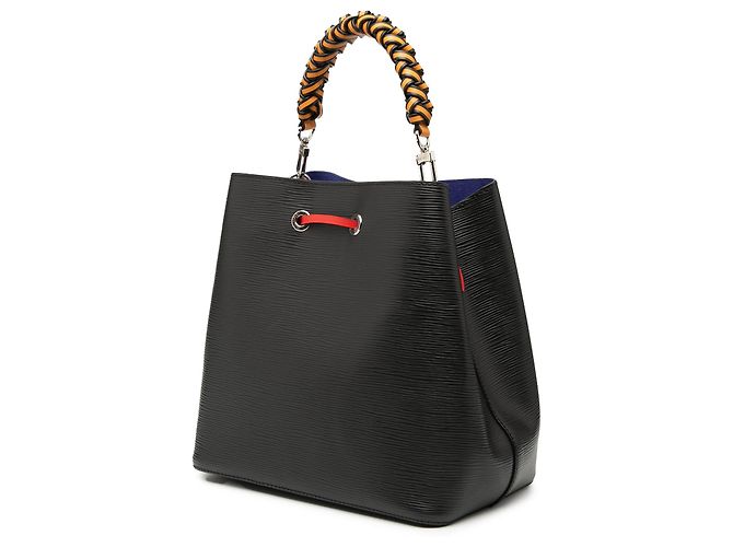 Borsa a secchiello Louis Vuitton Epi Braided Neonoe MM Nera Nero - vista 2