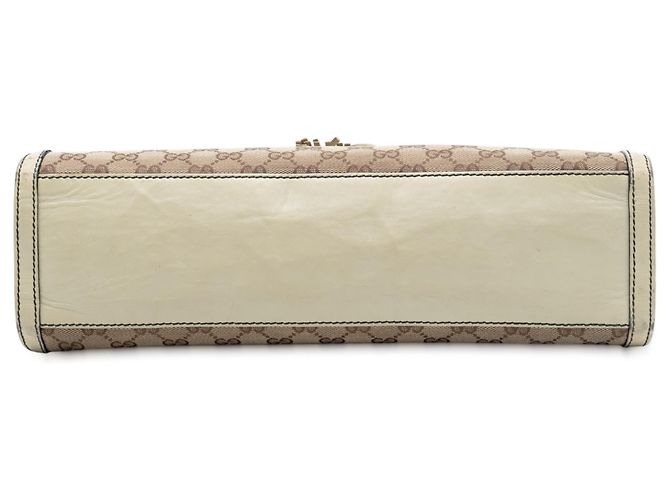 Borsa a tracolla Gucci Emily Large GG Canvas Marrone - vista 3