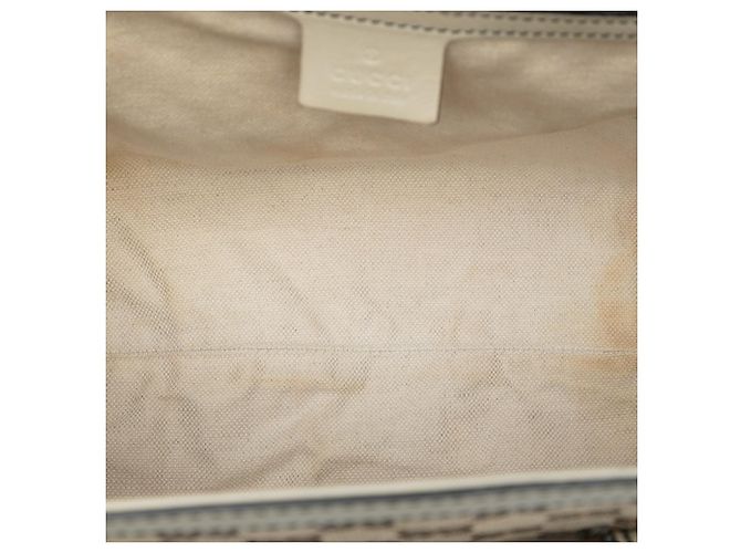 Borsa a tracolla Gucci Emily Large GG Canvas Marrone - vista 4