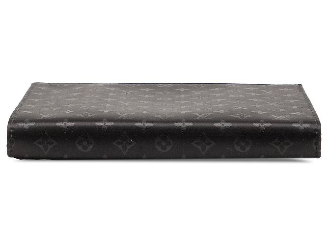 Borsa Louis Vuitton Monogram Satin Ange PM Nera Nero - vista 3