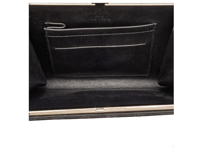 Borsa Louis Vuitton Monogram Satin Ange PM Nera Nero - vista 4