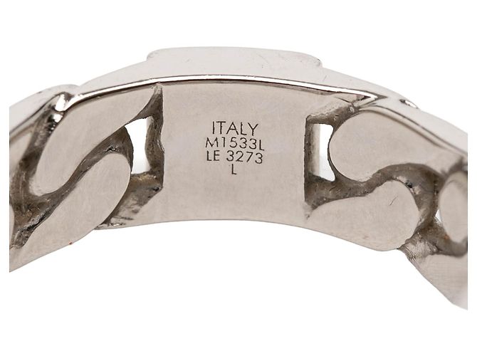 Anello Louis Vuitton in mosaico di ottone e argento - vista 4