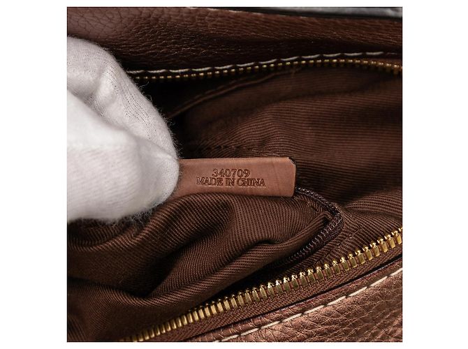 Tote LOEWE Anagram Canvas Marrone - vista 6