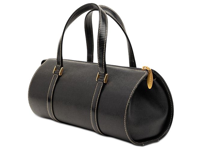 Borsa a mano Burberry in pelle nera Nero - vista 2