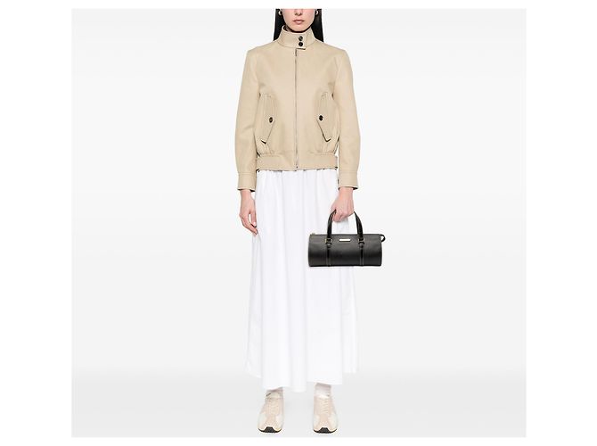 Borsa a mano Burberry in pelle nera Nero - vista 6