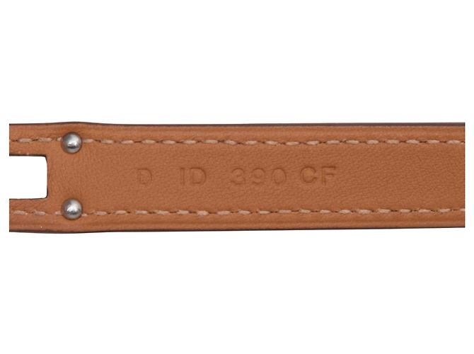 Hermès Bracciale Double Tour Mini Kelly in Coccodrillo Rosa Hermes - vista 5