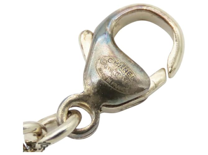 Bracciale Chanel placcato oro CC con perle finte e strass D'oro - vista 6